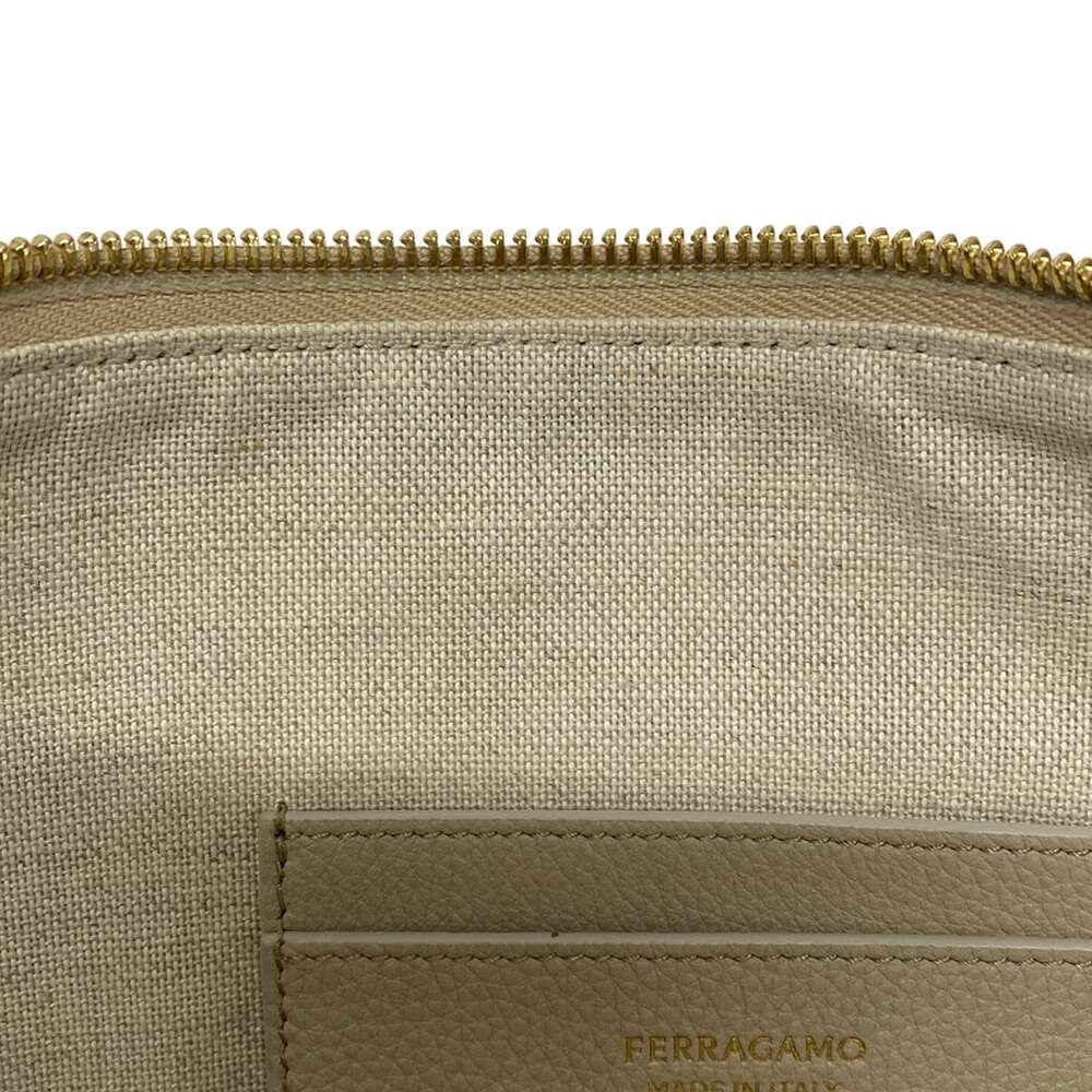 Salvatore Ferragamo Hobo Bag (S) Shoulder Bag 219873 Stone (light beige) - Picture 15 of 15